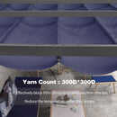 PURPLE LEAF Outdoor Retractable Pergola Shade Cover - Durable Fabric Canopy Replacement Top for Decks and Porches - Purple Leaf Garden