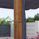 PURPLE LEAF Retractable Outdoor Curtains for Pergola, Gazebo, and More: Enjoy Your Outdoor Space in Comfort - Purple Leaf Garden