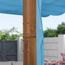 PURPLE LEAF Retractable Outdoor Curtains for Pergola, Gazebo, and More: Enjoy Your Outdoor Space in Comfort - Purple Leaf Garden