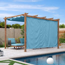 PURPLE LEAF Retractable Outdoor Curtains for Pergola, Gazebo, and More: Enjoy Your Outdoor Space in Comfort - Purple Leaf Garden
