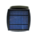 Replacement solar panel for Purple Leaf patio umbrella with blue solar cells and black frame