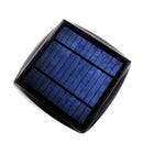 Replacement solar panel for Purple Leaf patio umbrella, featuring black frame and blue solar cells.