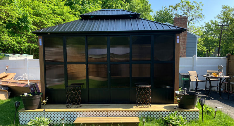 Can You Leave the Metal Hardtop Gazebo Up All Year?