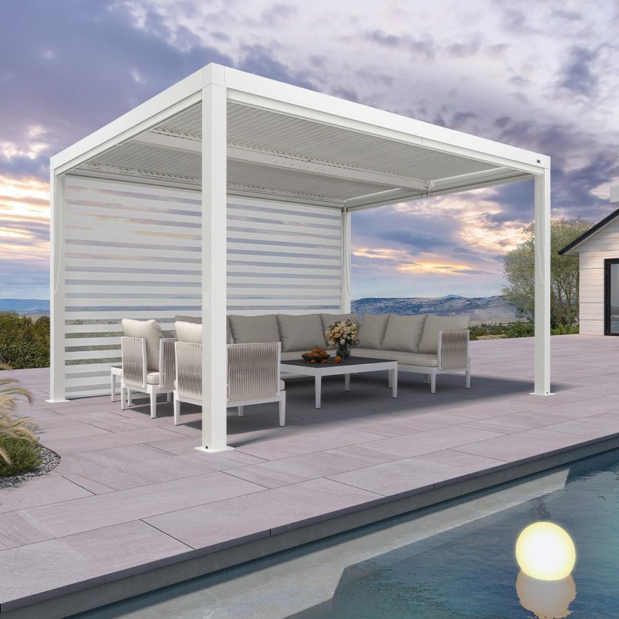 Should You Close Pergola Louvers Before Leaves Start Falling?