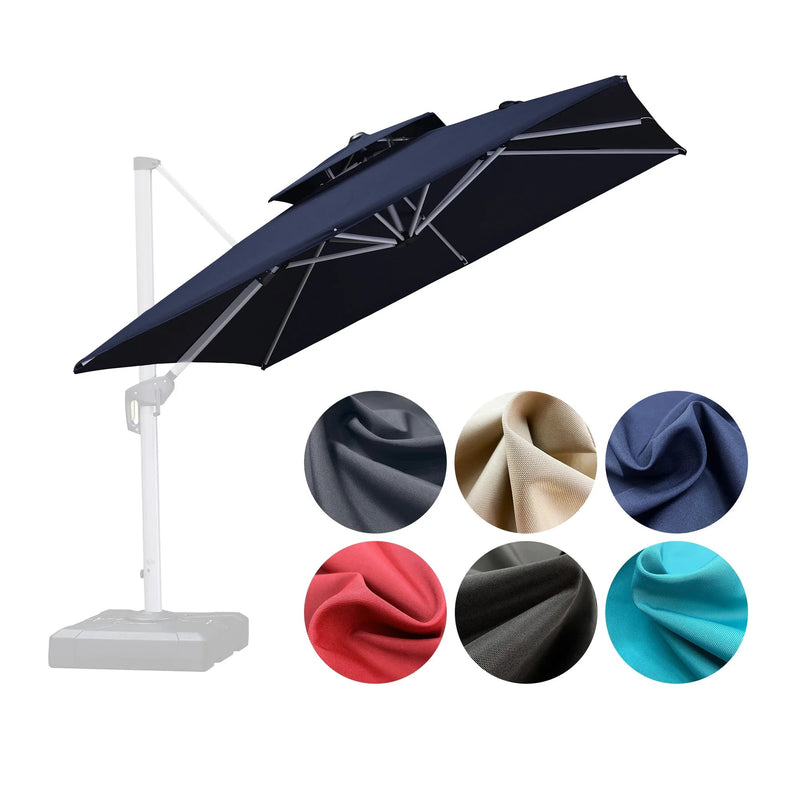 base pole for patio umbrella Outsunny Outsunny 10' x 10' with pole diameters from Colors:Black + Beige Inventory Push Mode LS_Auto