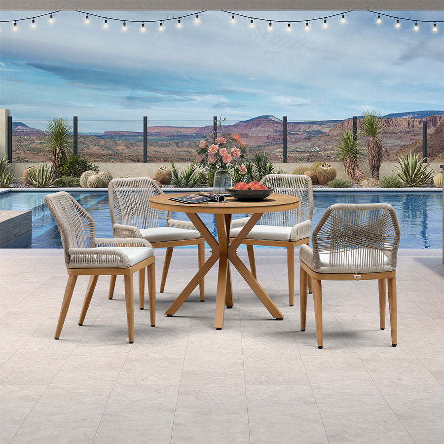 Choosing a Patio Table Shape for Space and Conversation