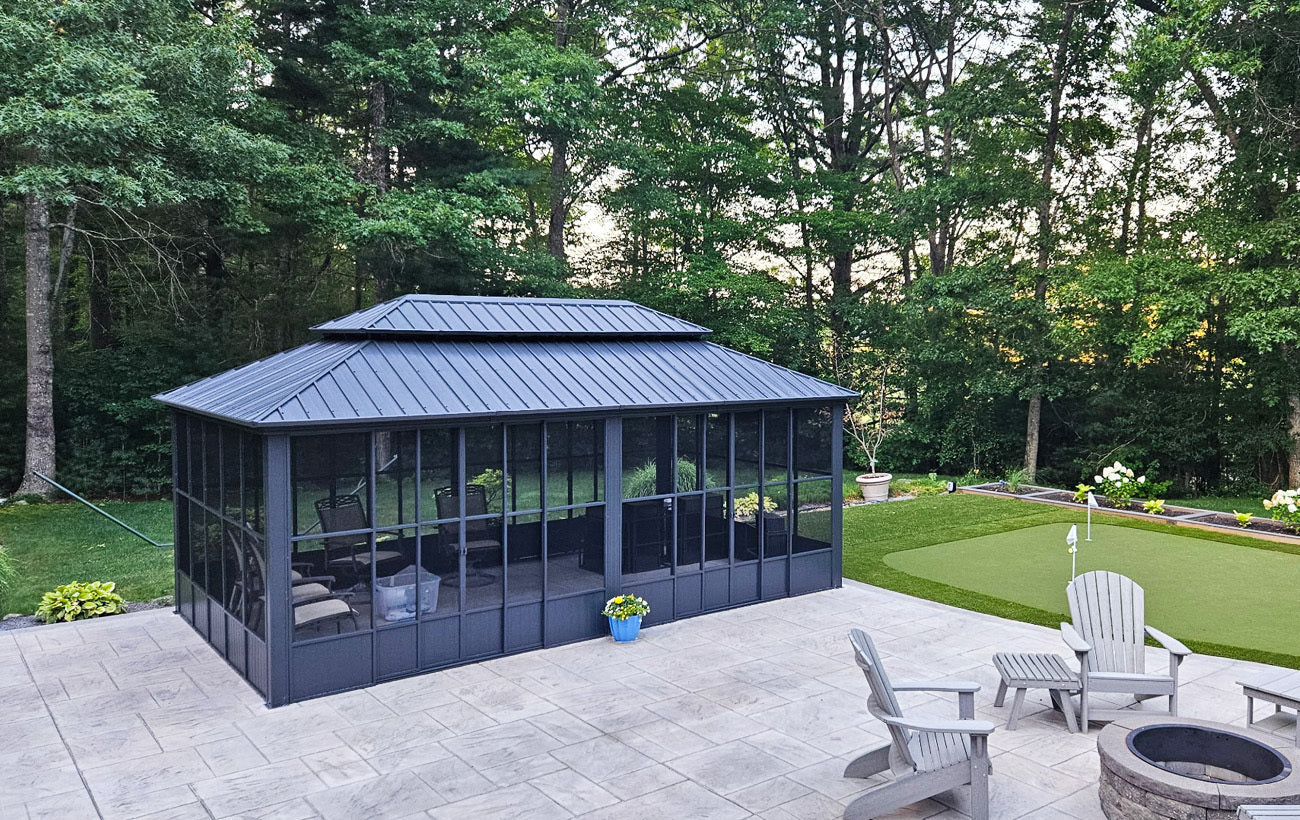 How to Turn an Outdoor Gazebo into a Temporary Greenhouse