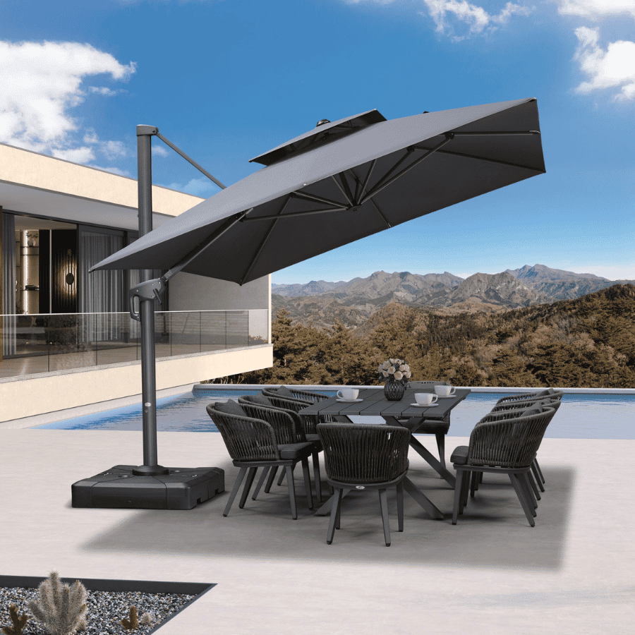 Center-Pole Hole vs. Offset Shade: Choosing the Right Umbrella Setup for 6-to-8 Person Patio Dining