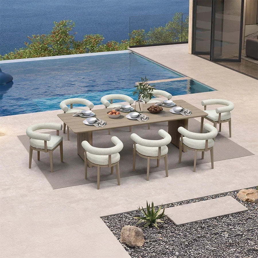 Powder-Coated Aluminum vs Steel Patio Dining Sets in Coastal Salt-Air Environments