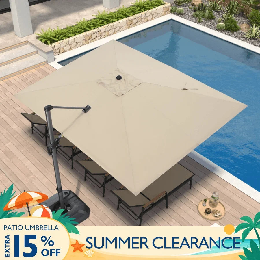 How to Choose a Large Patio Umbrella: Sizing and Clearance Guide