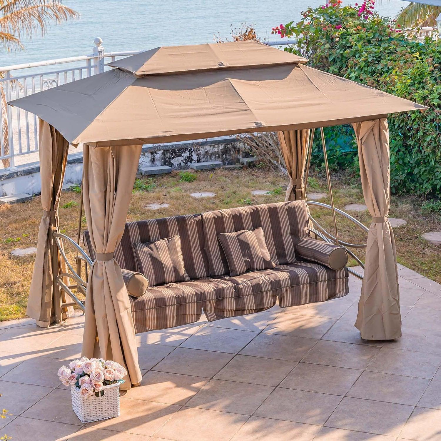 Troubleshooting Canopy Sag and Hardware Squeaks on Freestanding Patio Swings
