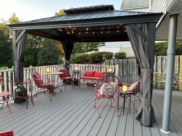 Comparing the Durability and Aesthetics of Hardtop Gazebos to Traditional Ones - Purple Leaf Garden