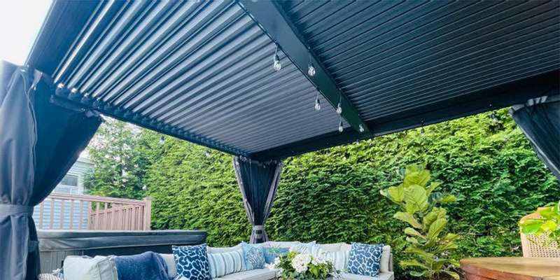 Do you know how much it costs to buy a louvered pergola? - Purple Leaf Garden
