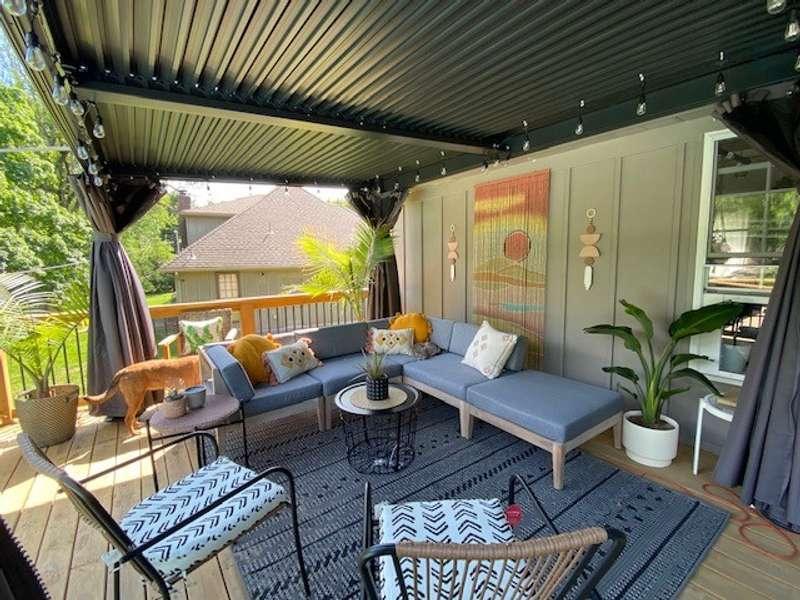 How to clean and maintain the louvered pergola? - Purple Leaf Garden