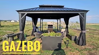 42.1 MPH Wind Test: Can This Hardtop Gazebo Survive a Colorado Storm?