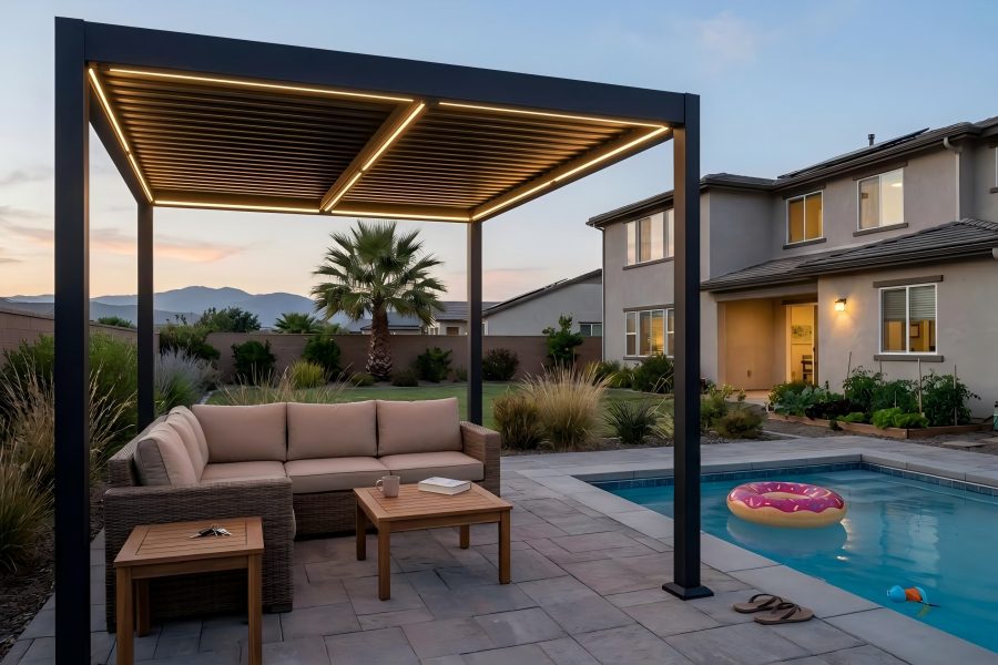 Patio Pergola Ideas for Brighter Winter Evenings