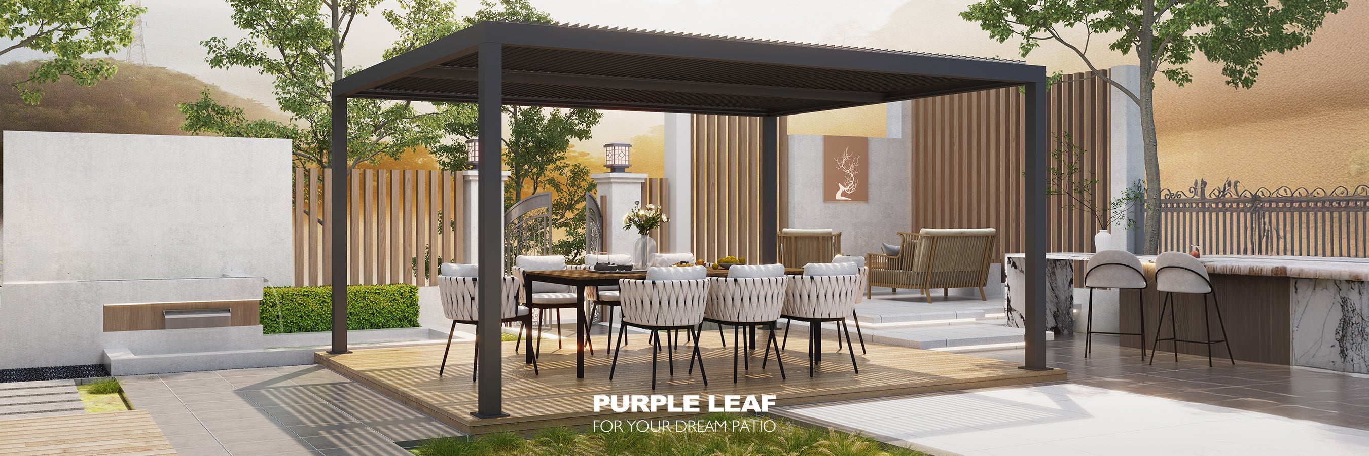 Grey Pergola Kits