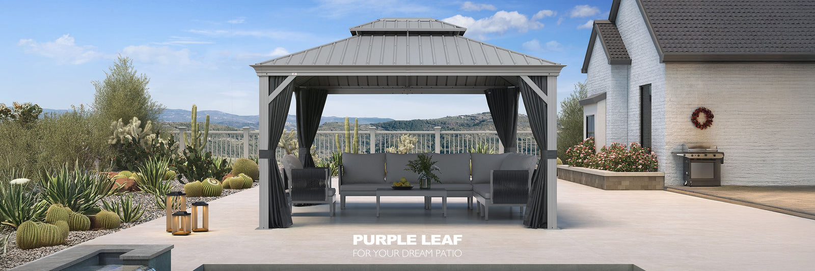 11 x 13 Hardtop Gazebo | Durable Patio Pavilion