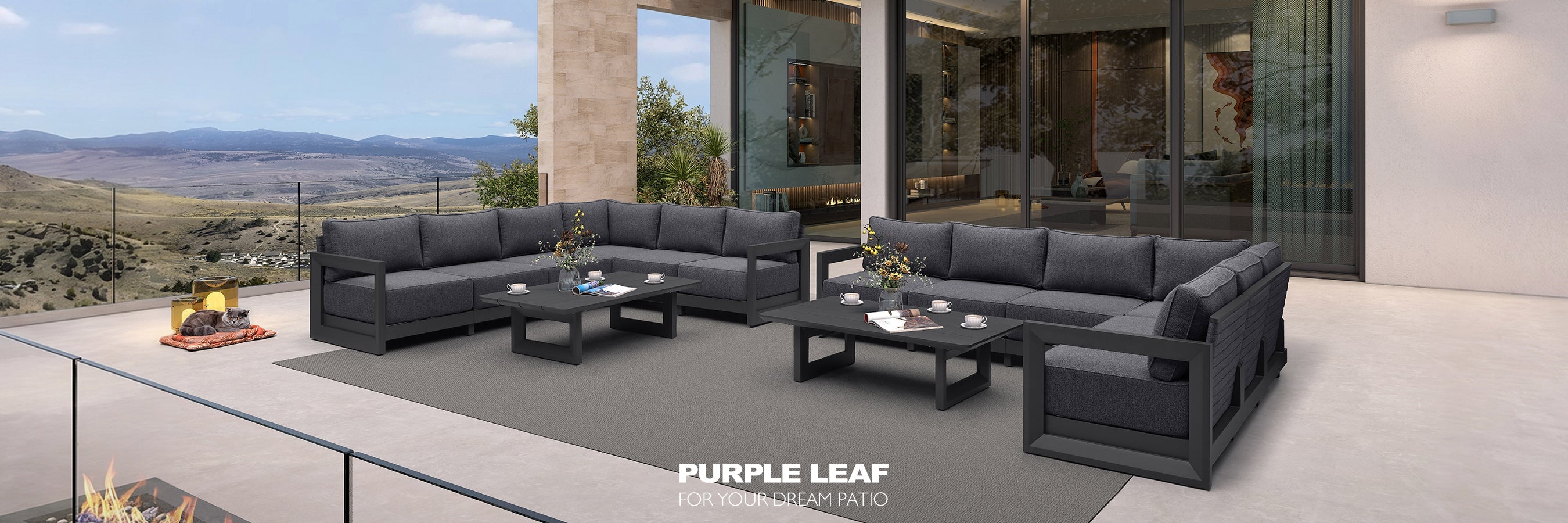 14 Pieces Patio Conversation Sets