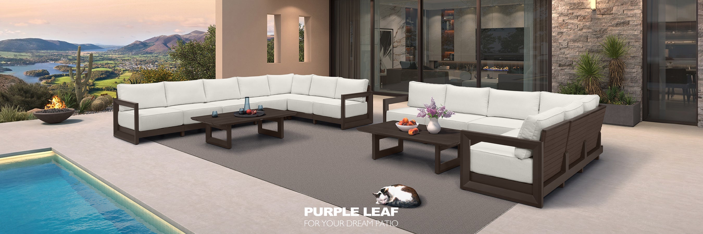 15 Pieces Patio Conversation Sets