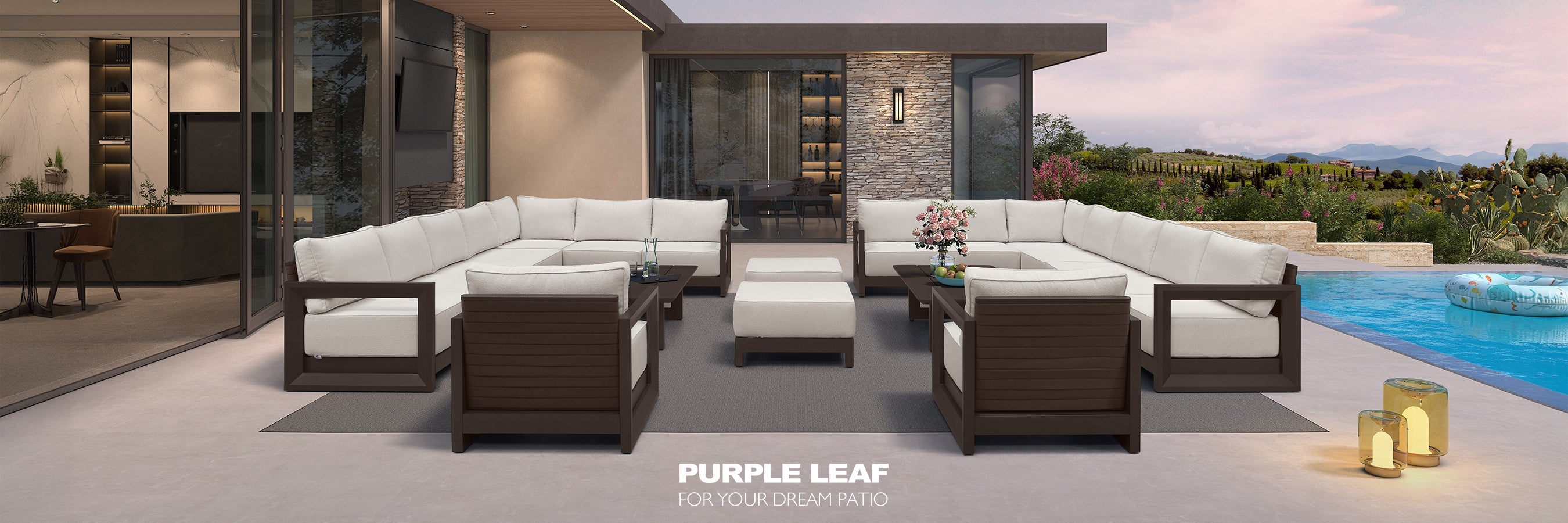 20 Pieces Patio Conversation Sets