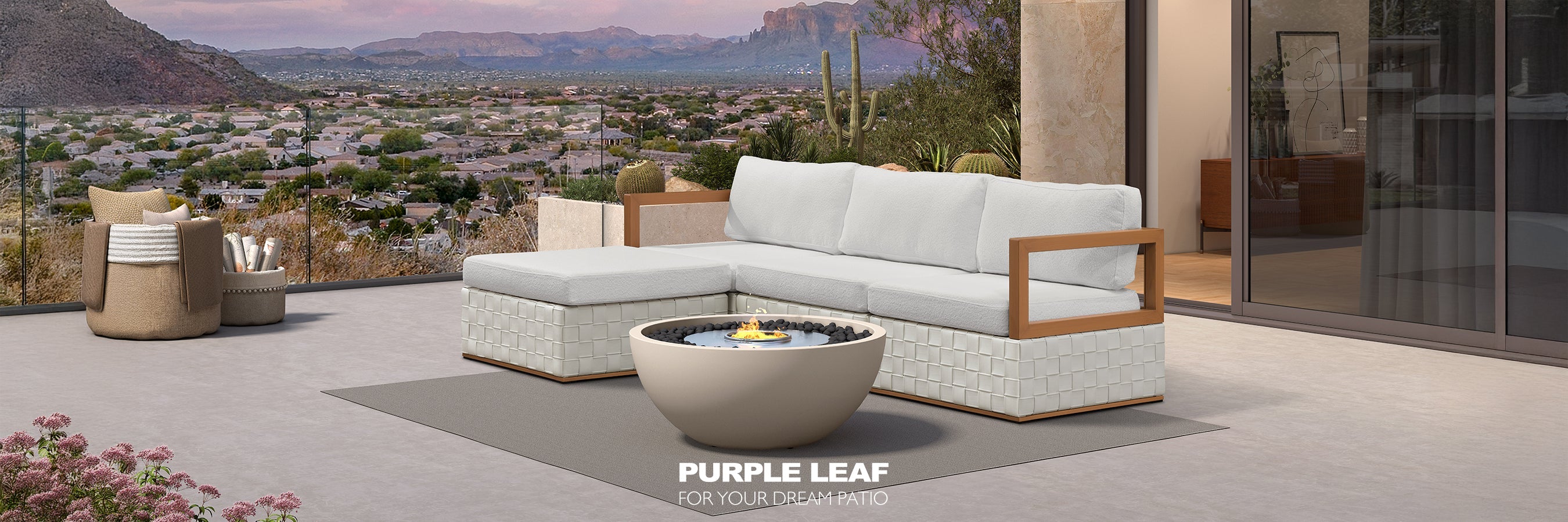 4 Pieces Patio Conversation Sets