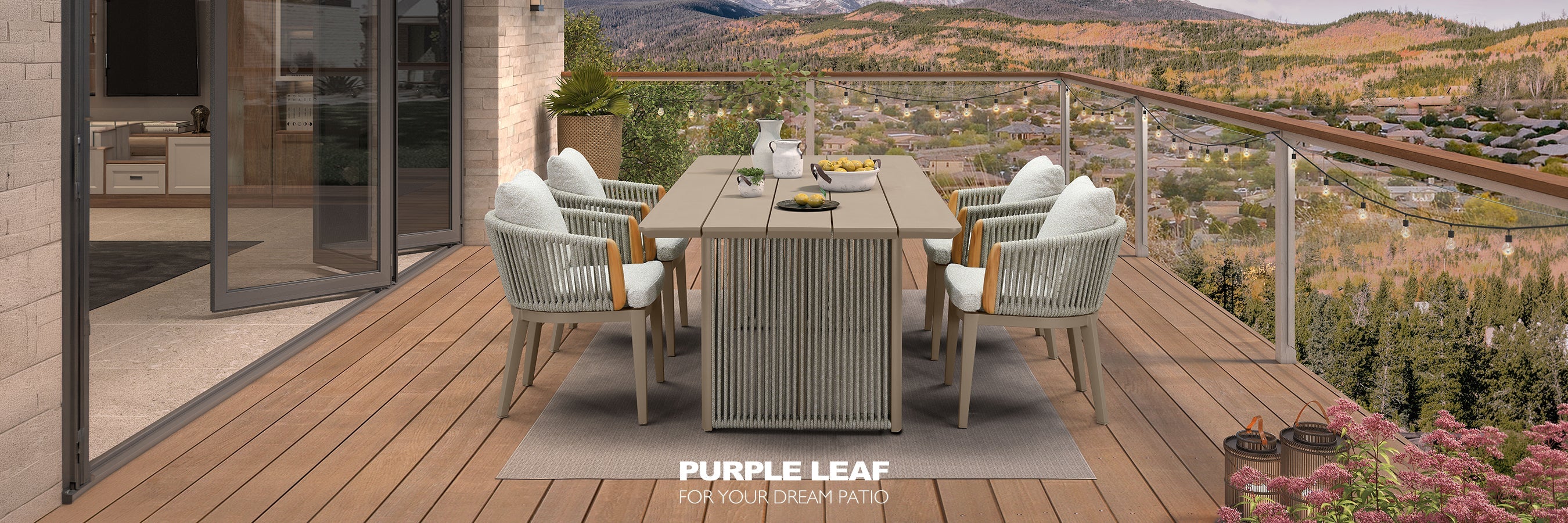 4-Seat Set Patio Dining Set