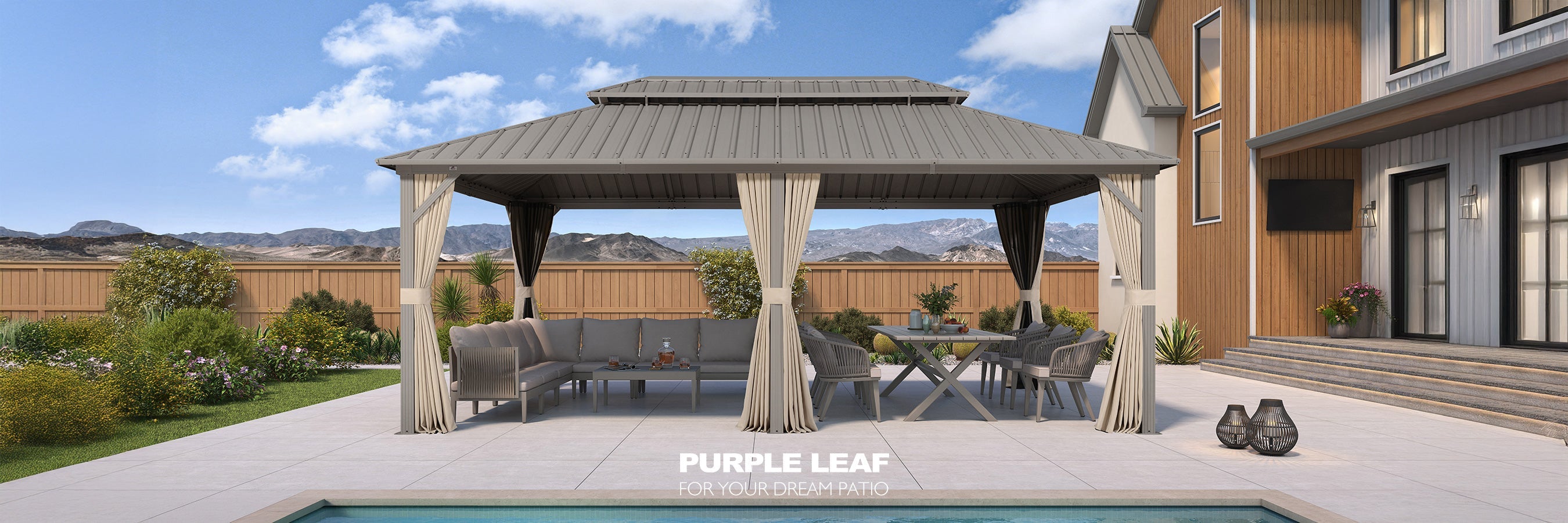 Champagne Frame Gazebo