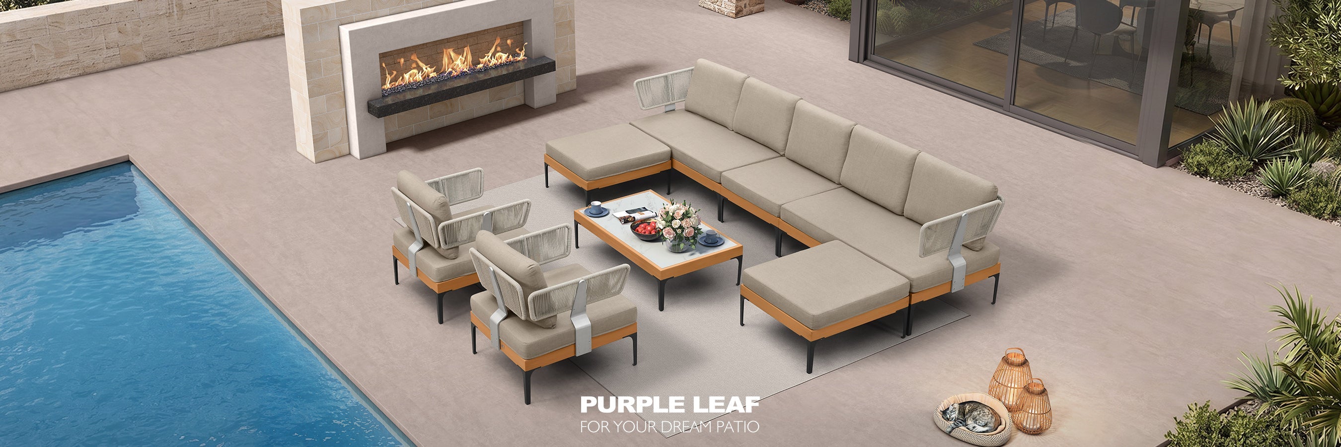 Taupe Patio Conversation Sets