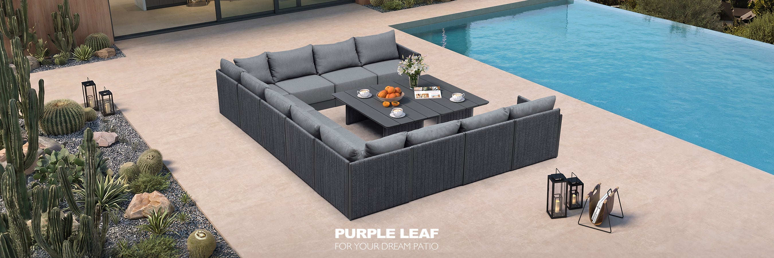 Grey Patio Conversation Sets