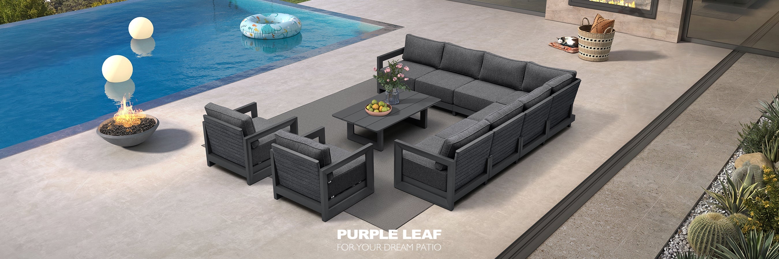 Open-End Patio Conversation Sets