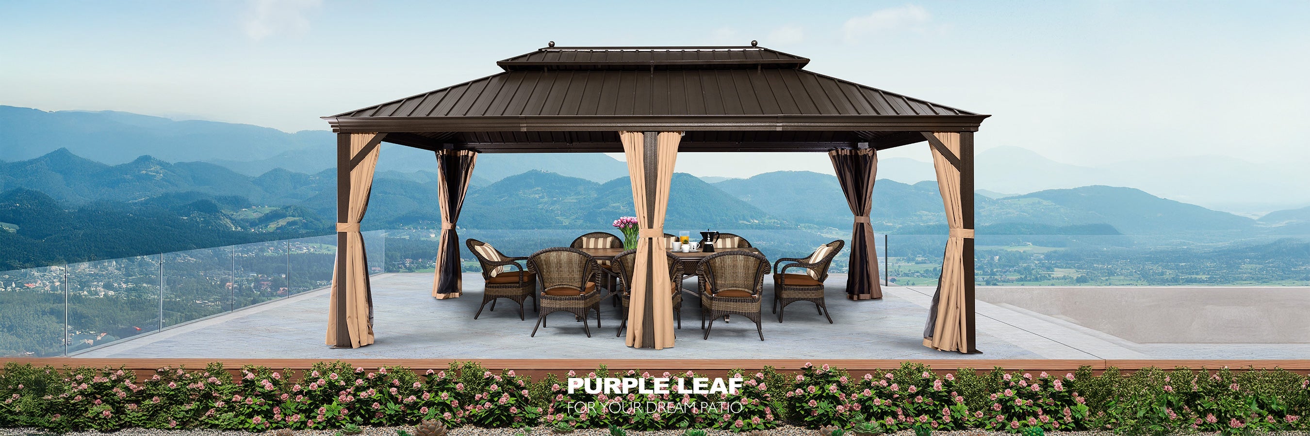 Bronze Frame Gazebo