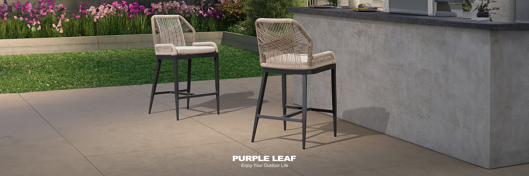 Purple leaf Patio Charis collection