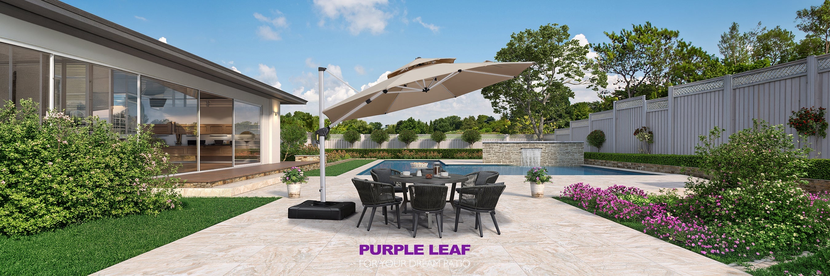 Wind & Rain Patio Umbrellas