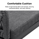 PURPLE LEAF 7/9/11 Pieces Patio Dining Set with Weather-Resistant Dining Table and Chairs Wicker Patio Table Set with Comfortable Cushion for Deck, Garden, Kitchen, Grey