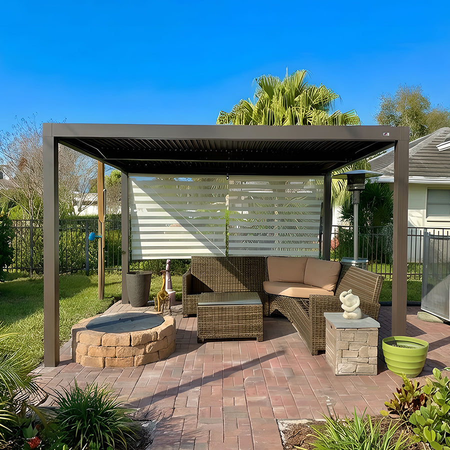 Athena Louvered Pergola | Aluminum Adjustable Patio Gazebo