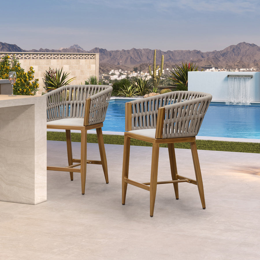 PURPLE LEAF Outdoor Bar Stools