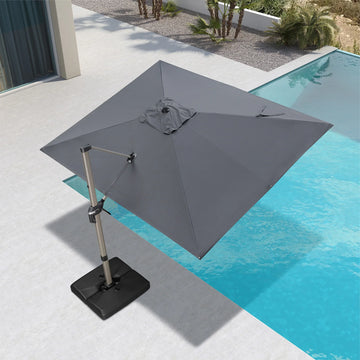 Aluminum Patio Umbrella with Base