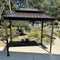 PURPLE LEAF Hardtop Grill Gazebo for Patio Bronze Permanent Metal Roof Outside Sun Shade Outdoor BBQ Canopy