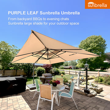 Sunbrella Cantilever Umbrella 360° Tilt