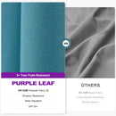 PURPLE LEAF Lateral Tilt Patio Umbrella with Base, 360° Swivel Cantilever Umbrella with Stand