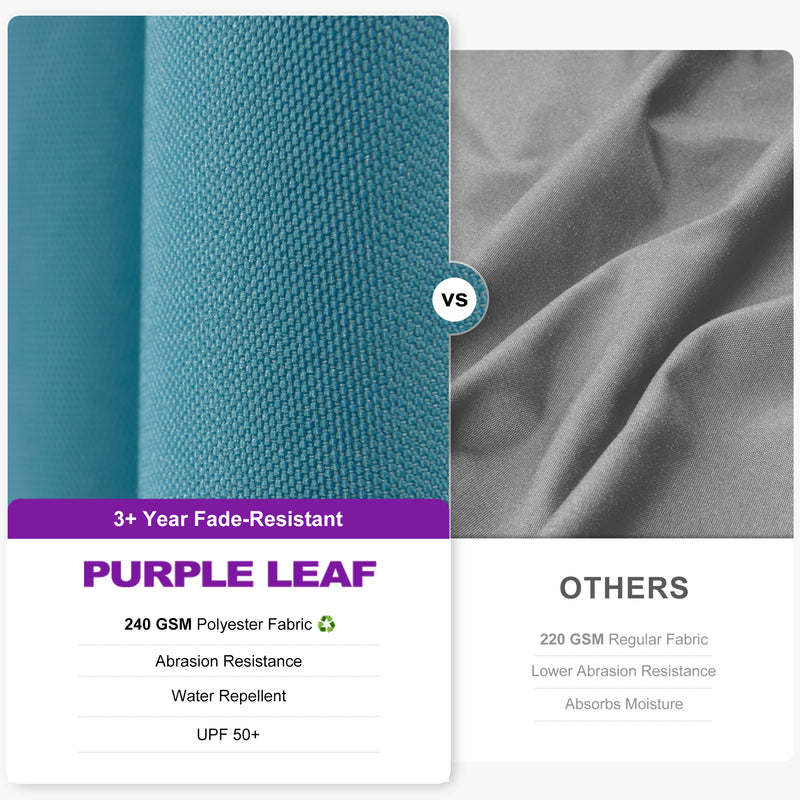 PURPLE LEAF Affordable Patio Umbrella Swivel Left-Right Tiliting Cantilever Umbrella