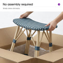 PURPLE LEAF Outdoor Bar Stools Set of 2 Backless Rattan Barstools with Saddle Seat and Footrest All Weather Aluminum Bar Chairs for Patio Kitchen Island Pool Balcony