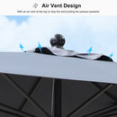 PURPLE LEAF Aluminum Patio Table Umbrella Heavy Duty Market Umbrella with Base