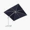 PURPLE LEAF Best White Patio Rotating Umbrella Swivel Outdoor Umbrellas