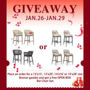 PURPLE LEAF Outdoor Hardtop Gazebo for Garden Bronze Double Roof Aluminum Frame Pavilion with String Lights-clear