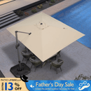 PURPLE LEAF Patio Outdoor Large Umbrella Square and Rectangular Cantilever Yard Sun Umbrellas