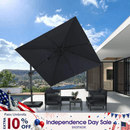PURPLE LEAF Best Value Cantilever Patio Umbrella with Left-Right Tilt and 360° Swivel Outdoor Umbrellas