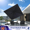 PURPLE LEAF Best Value Cantilever Patio Umbrella with Left-Right Tilt and 360° Swivel Outdoor Umbrellas