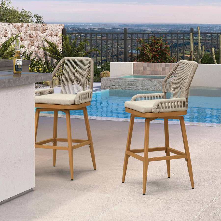 PURPLE LEAF Outdoor Bar Stools